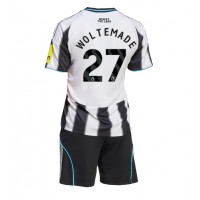 Stroje piłkarskie Newcastle United Nick Woltemade #27 Koszulka Podstawowej dla dzieci 2025-26 Krótki Rękaw (+ szorty)